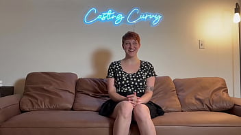 Casting Curvy: Massive Melon Art Super-bitch Tries Out For Porno