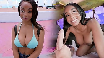 Red-hot ebony first-timer Lily Starfire accepts money to get nude - ebony porn