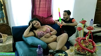 Indian Super-fucking-hot Bhabhi Birthday Fuck-a-thon with Nubile Lover! Hindi Hardcore