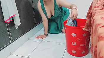 Indian Maid Demonstrating Joy bags And Caboose To Elderly Stud Owner Of Building Got Plowed And Deep-throated With Clear Hindi Voice Utter Romantic