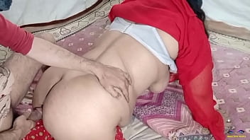 Desi susar (step Daddy in Law) ass-fuck invasion ravaged her Bahu (stepdaughter in law) Netu in clear hindi audio while Netu Said \