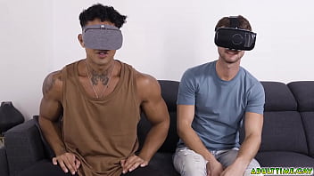 2 gay-for-pay best friends Kenzo Alvarez and Benjamin Blue convince themselves that it would be great if they stroked off side by side