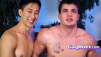 Jaw-dropping Asian Jock Barebacks His Super-cute Pal  - Tyler Wu, Kurt Adam