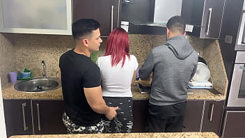 My Husband's Friend Grabs My Booty When I'm Cooking Next To My Spouse Who Doesn't Know That His Friend Treats Me Like A Super-bitch NTR