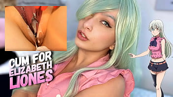 Elizabeth Liones from seven deadly sins cosplay Red LIGHT GREEN LIGHT masturbate off game can you win in this game??