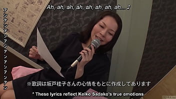 Mature Japanese wife sings super-naughty karaoke and has bang-out