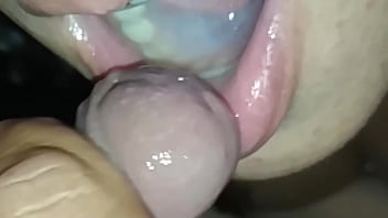 My wifey deep-throating my friend, blowage and slurping cum, my wife's hottest buddy