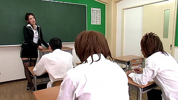 The uber-sexy japanese tutor deep-throats off some of her students before concluding up in a ultra-kinky hospital