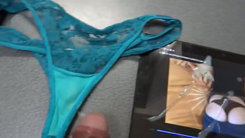 Great compilation of jism shots on my super-sexy wife's used panties, mature 58 year aged latina mommy