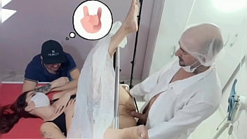 Husband takes wife to bizarre gynecologist!