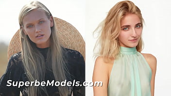 SUPERBE MODELS - (Dasha Elin, Bella Luz) - Ash-blonde COMPILATION! Fabulous Models De-robe Slowly And Flash Their Perfect Bods Only For You