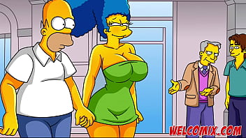 The hottest Mother in town! The Simptoons, Simpsons hentai